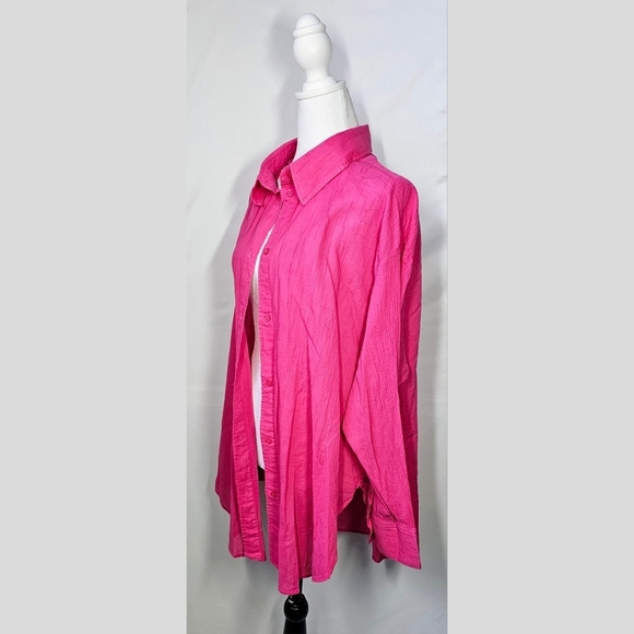 2XL H&M Pink Collard Top - Picture 4 of 4